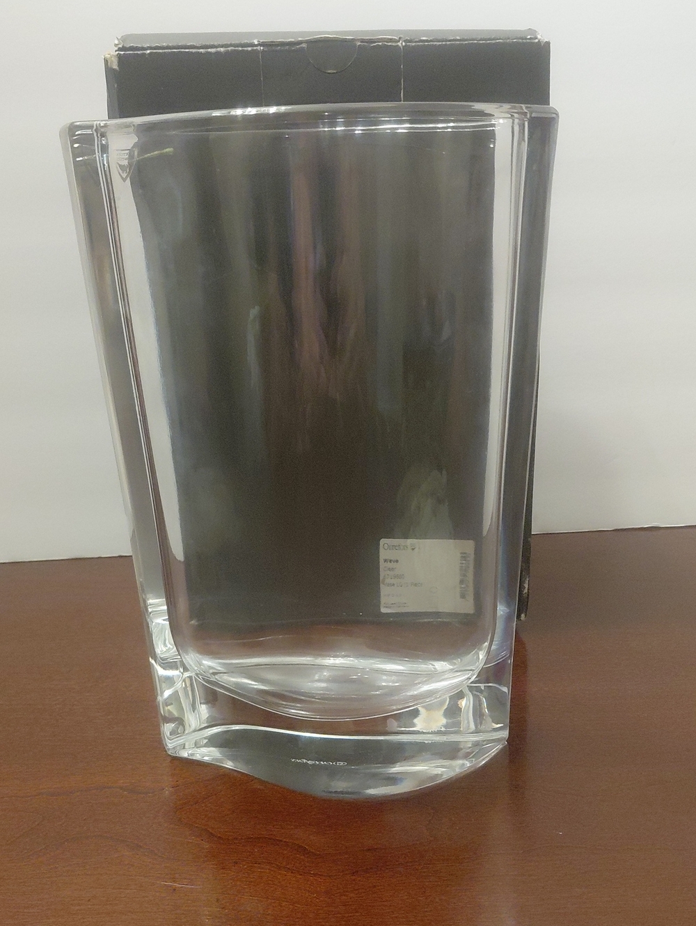 Orrefors Wave Clear Vase Large